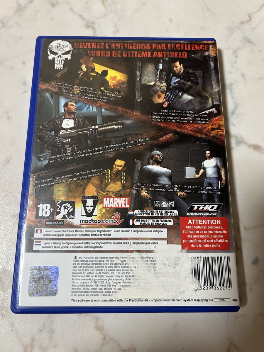 Giochi: The Punisher Pal PS2 FAH – Usato da Pully venduto da PongDayOne 1