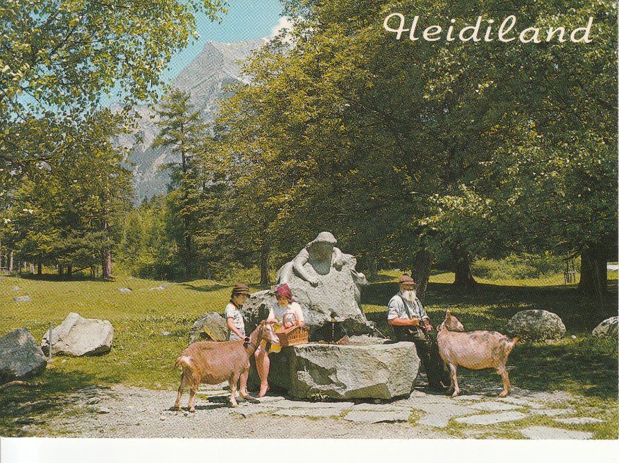 Ansichtskarten: Maienfeld Heidiland 1986 – Gebraucht aus Bürglen TG von StampGraf