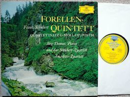 Schubert Forellenquintett - Demus - Tulip  DGG LP GEWASCHEN