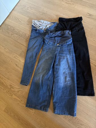 Umstandsmode Set: 2 Kleider und 5 Hosen guter Zustand