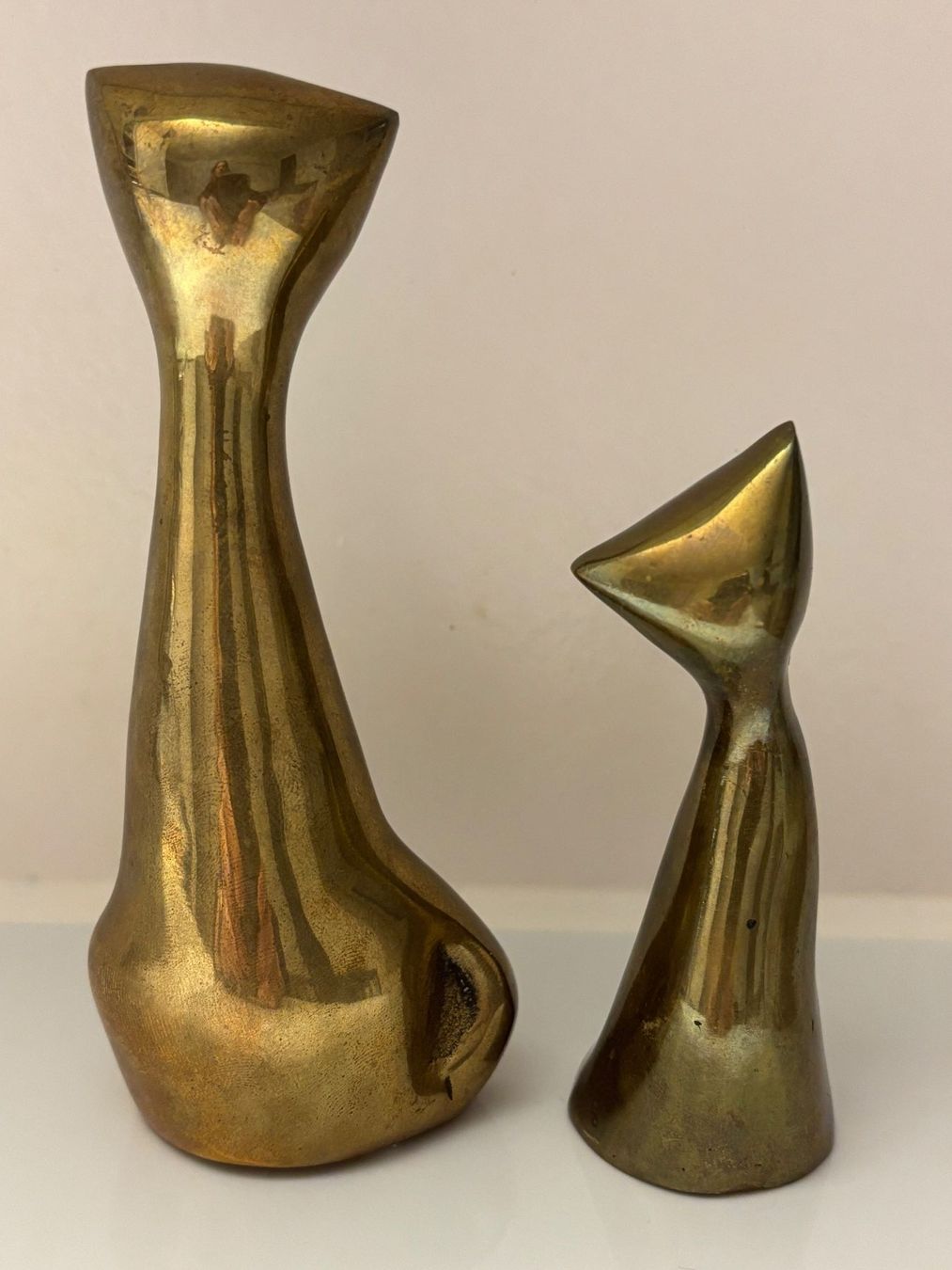 Statuette: Messing Katzenfiguren Set, Vintage Deko – Usato da Horgen venduto da uge_pd5p 2