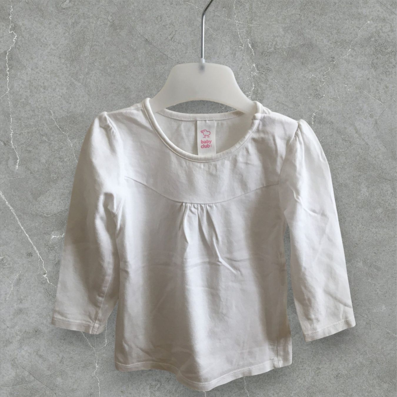 Maglioni & Felpe: Weisses Langarmshirt, Gr. 80 – Usato da Basel venduto da Nofretete39