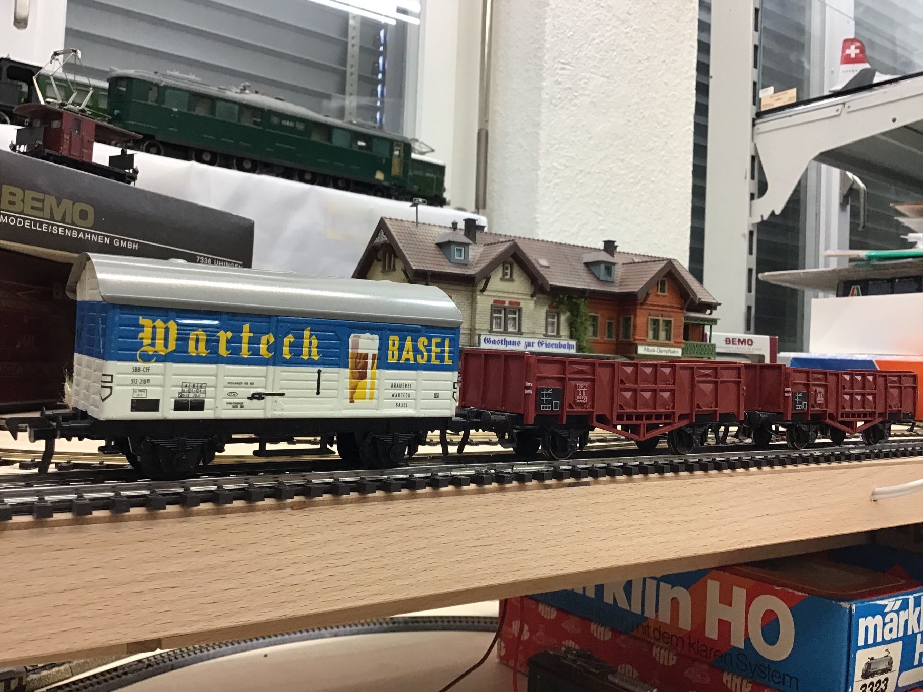 Fleischmann Modelleisenbahnen: Fleischmann Güterwagenset H0 – Gebraucht aus Männedorf von Modelle-aller-Art