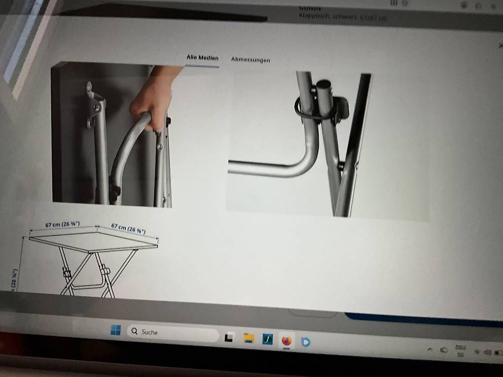 Ikea Tavoli: IKEA GUNDE Klapptisch – Usato da Luzern venduto da Tembo2 1