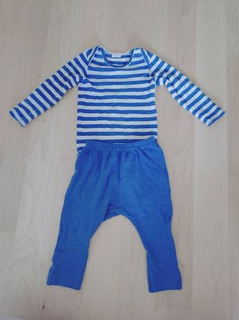 Merinowolle Set Body+Hose Gr.86/92
