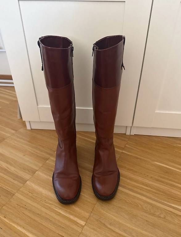 Chaussures femmes: Stiefel Minelli cognac Leder – D'occasion à Menzingen par ath_2byd