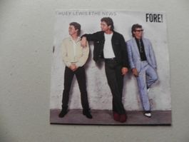 LP USA Rock Band Huey Lewis and the News 1986 Fore!