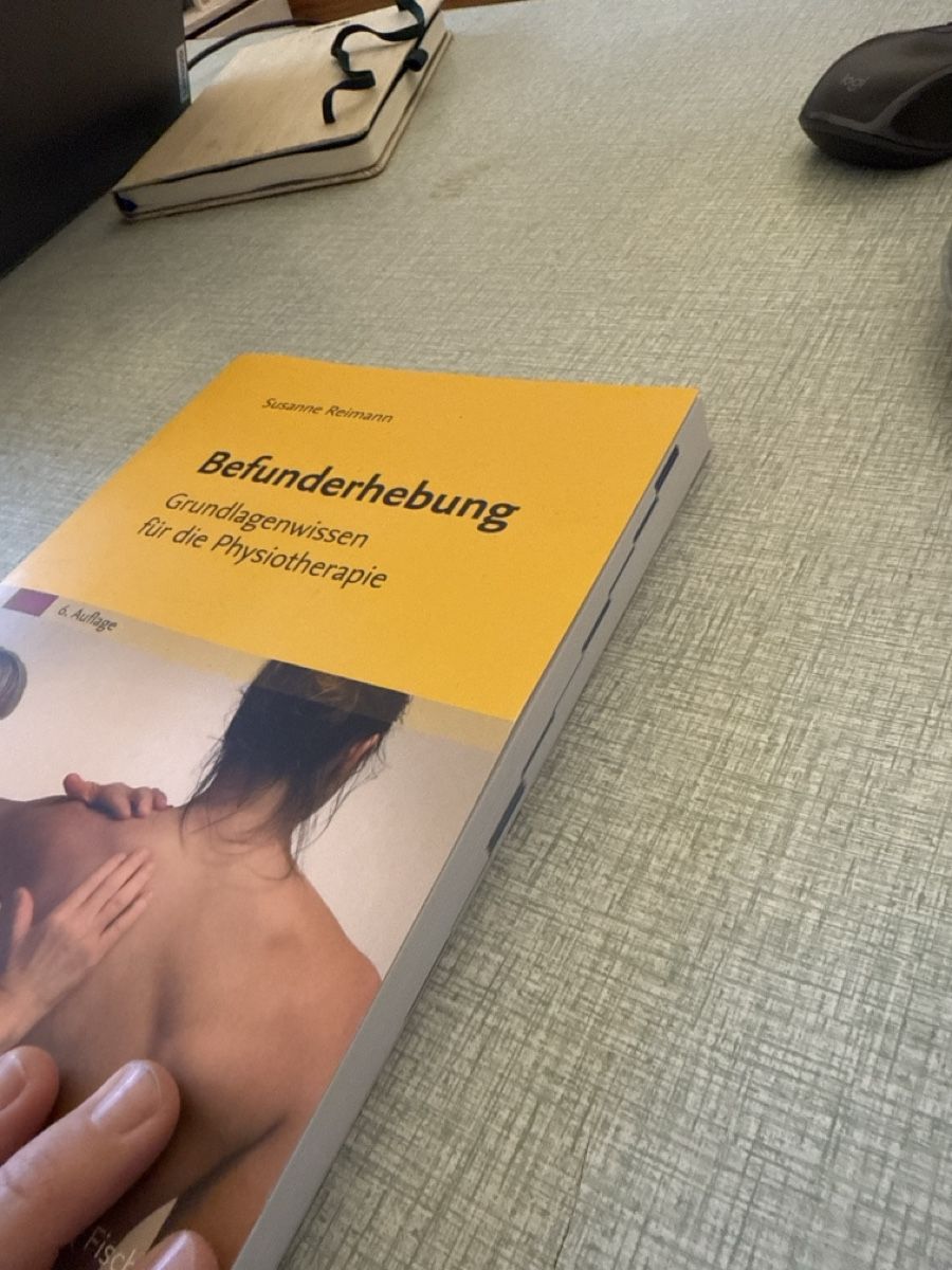 Libri: Physiotherapie-Lehrbuch "Befunderhebung" - Top Zustand! – Nuovo (secondo la descrizione) da Bolligen venduto da IonKnie 1