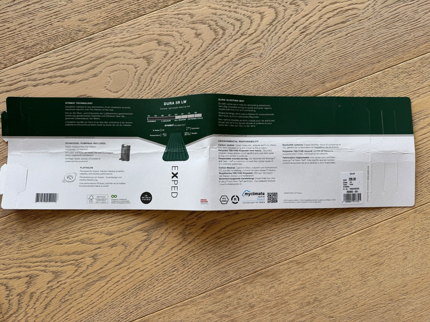 Exped Matratzen: Matelas gonflable Exped Dura 5R LW – Gebraucht aus Villars-sur-Glâne von Adrien_R07 5