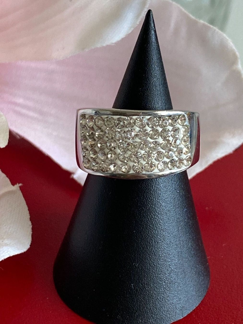 Anelli: Schöner funkelnder Edelstahl Ring – Usato da Seon venduto da Sunny-Schmuck78 1