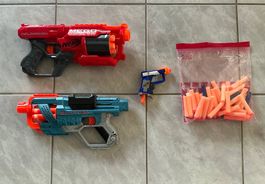 3 Nerf-Blaster inkl. Darts