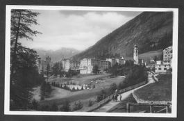 Pontresina Teilansicht mit Grand Hôtel