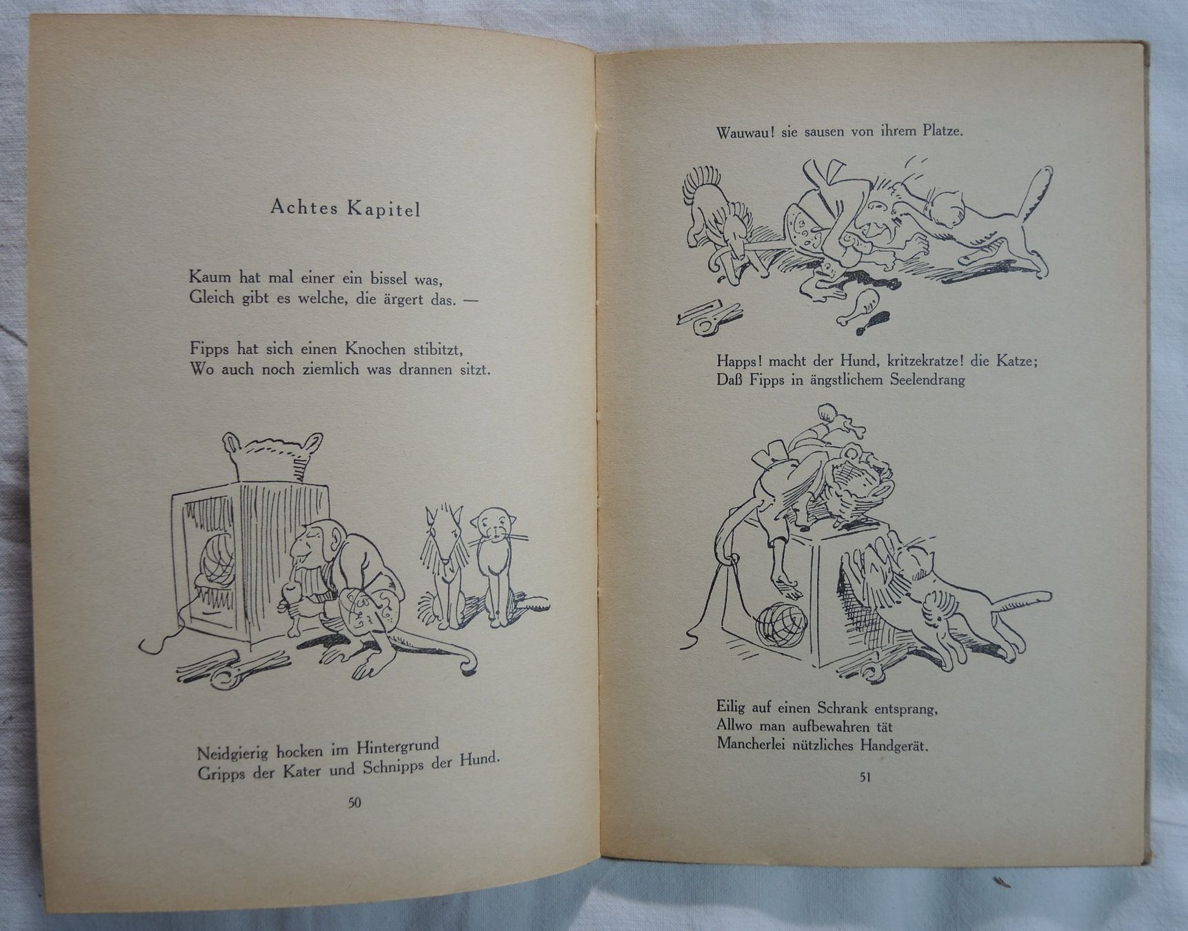 Bücher: Buch Wilhelm Busch Fipps der Affe – Defekt aus Niederried b. Kallnach von hanatim 4