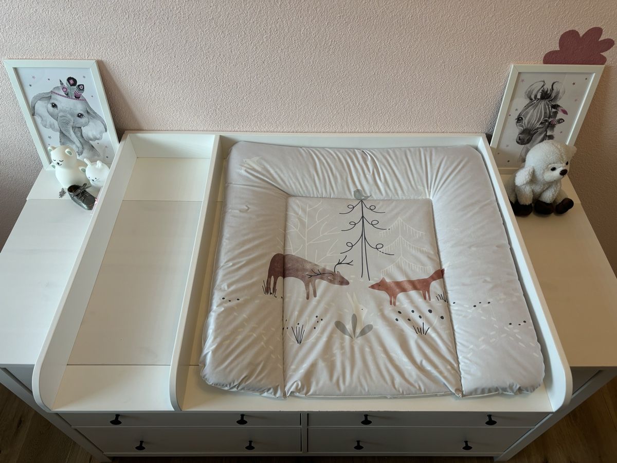 Ikea Wickeltisch & Zubehör: Kommode Hemnes inkl Wickelaufsatz  – Gebraucht aus Algetshausen von shoppingqueen_ 3