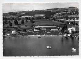 Photokarte Sursee Strandbad Flugaufnahme **