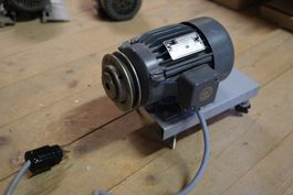 Schindler Drehstrom-Elektromotor 0,25 kW mit Riemenscheibe