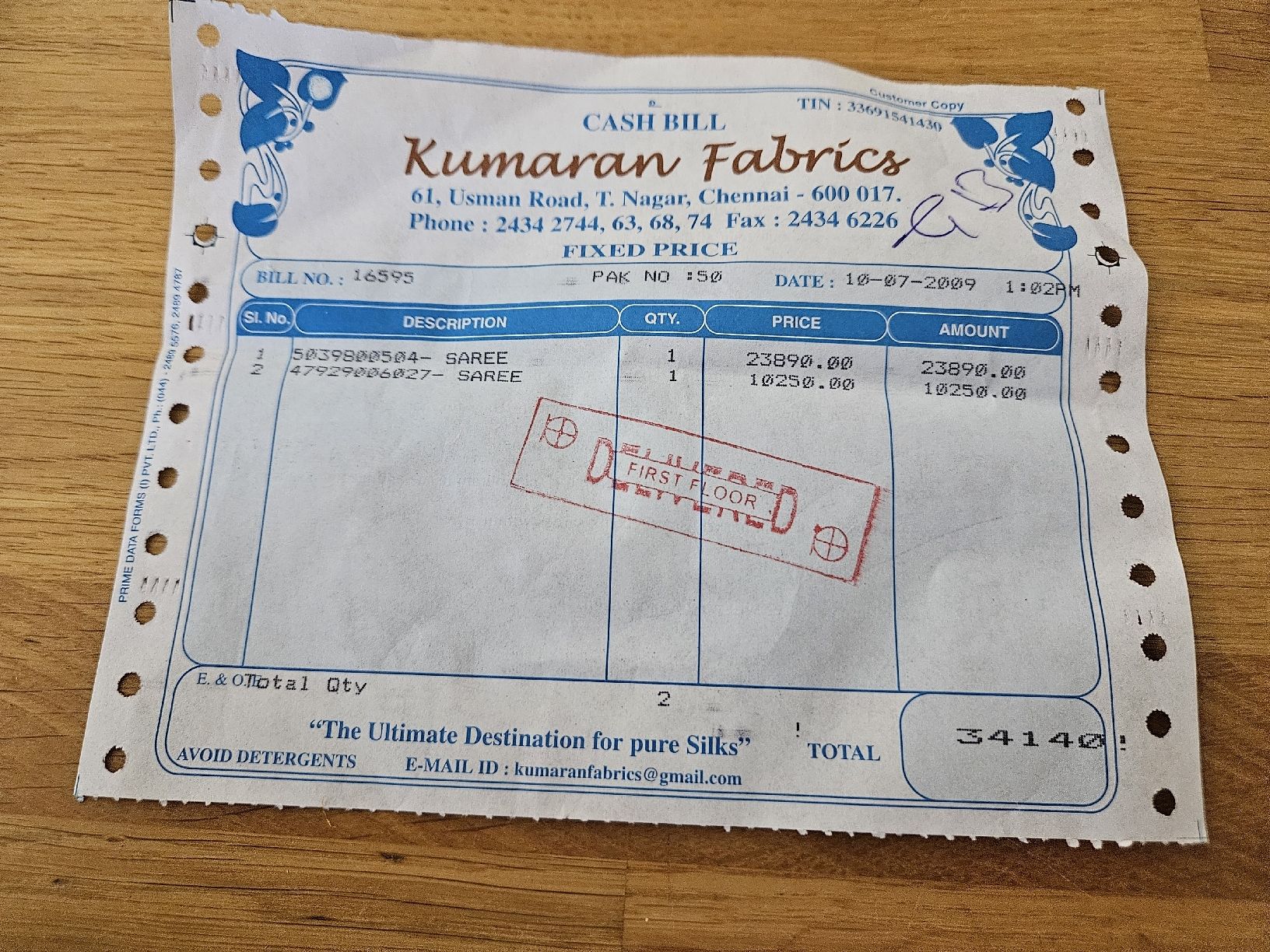 Kleider: Zari aus Seide "Kumara Fabrics"  – Gebraucht aus Pratteln von Cartonsducoeur_bl 8