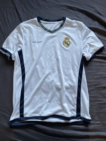 Real Madrid T-Shirt weiss blau Grösse S