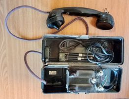 Téléphone de campagne militaire tchécoslovaque TP 25 '50s