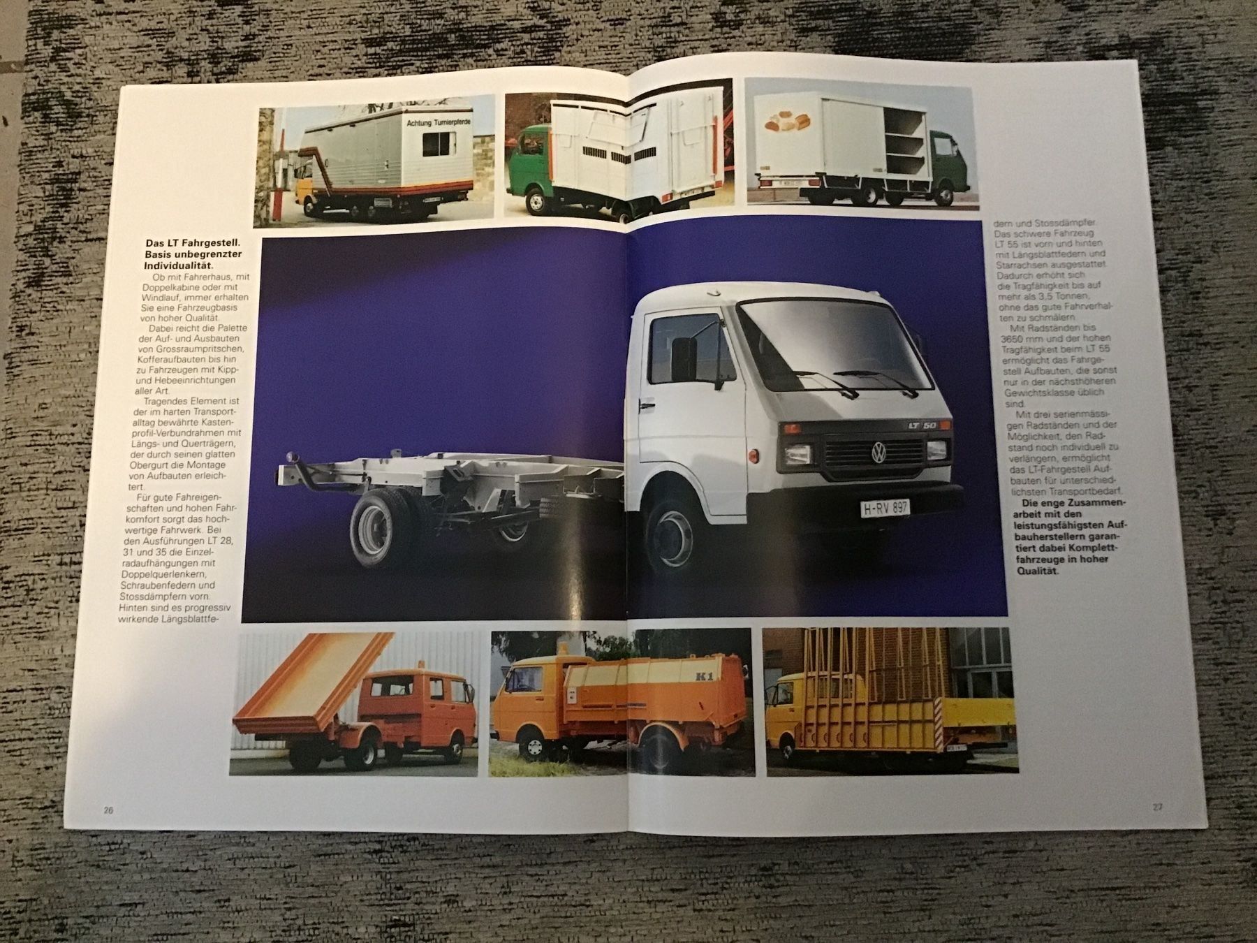 VW Documenti: VW LT Verkaufsprospekt August 1994 – Usato da Scherzingen venduto da Starseller62 7