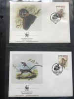 WWF Guinea-Bissau 1992 Satz Roter Stummelaffe Ersttagsbriefe