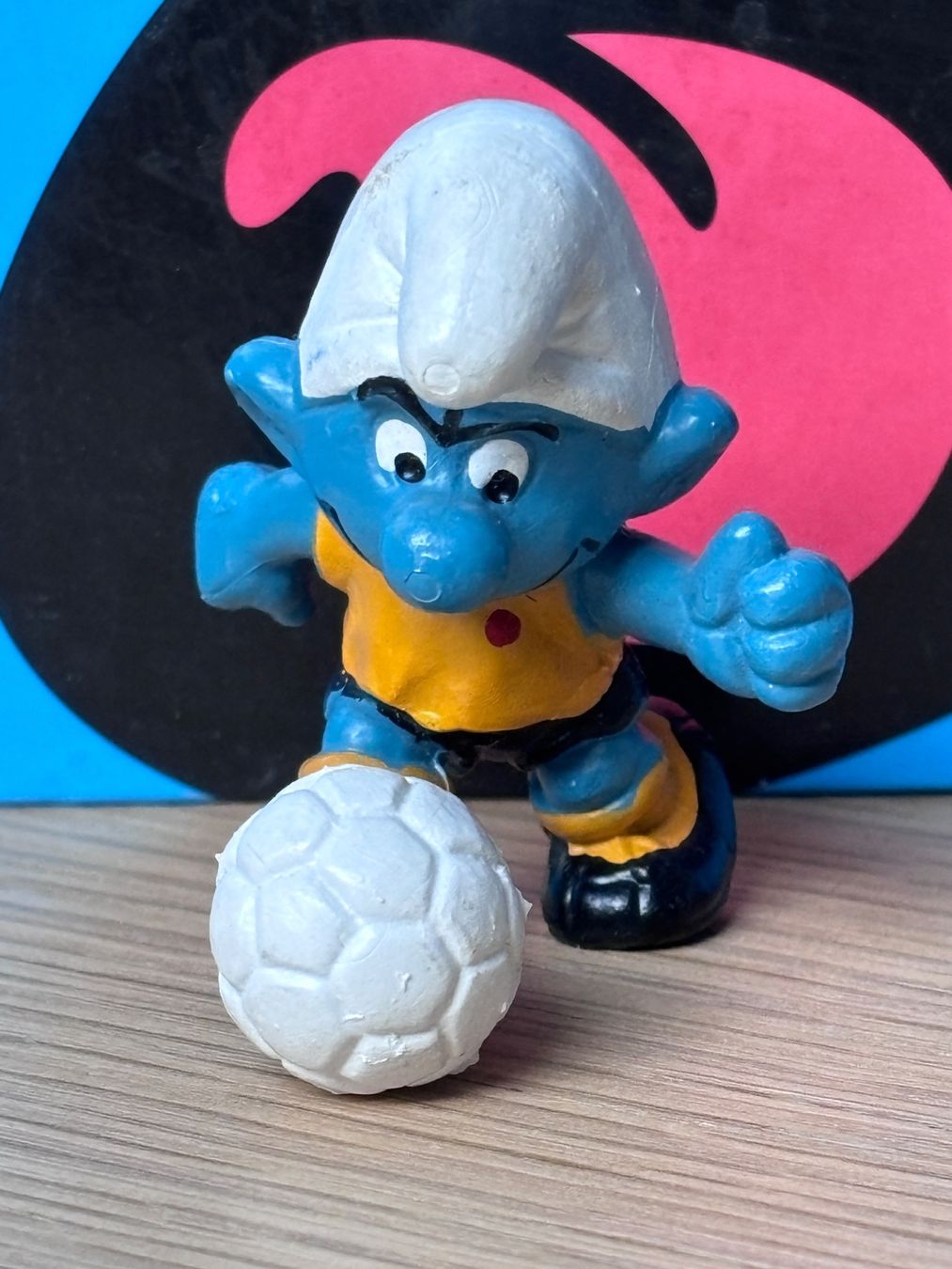 Schleich Statuette: Fussball-Schlumpf, Premier League, Wolverhampton Wanderers – Usato da Lyss venduto da Duckszone