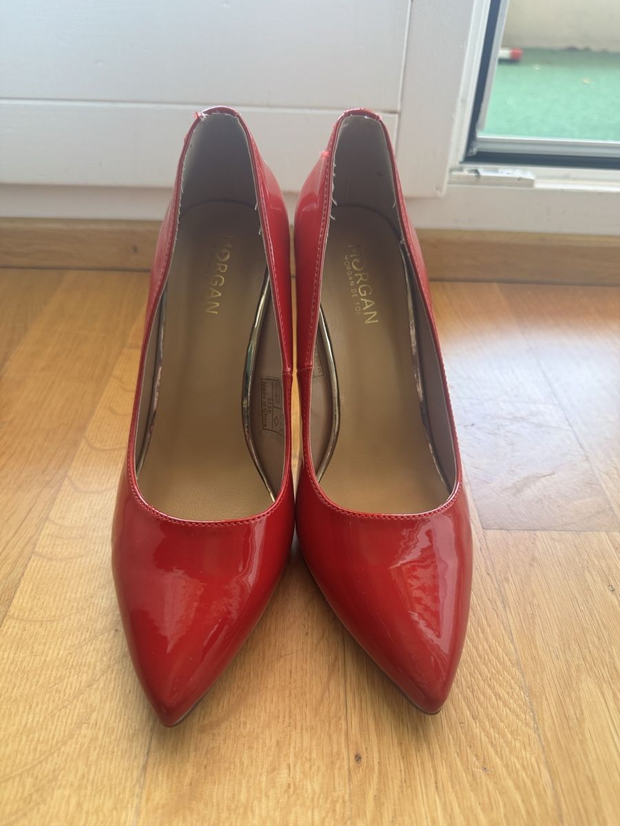 Morgan Scarpe da donna: Escarpins Morgan en vernis rouge – Nuovo e nell'imballaggio originale da Prilly venduto da luc_xmv9 1