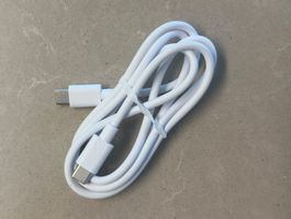 🔌 USB-C Ladekabel 1 m weiss für Alltag & Reise