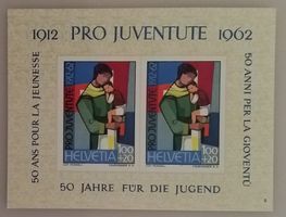1962, Pro Juventute Sonderblock postfrisch