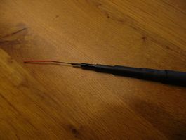 Tipprute ohne Beringung. Teleskop 6,3m
