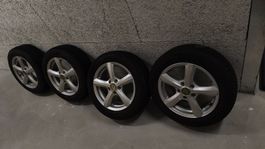 4 Winterräder 205/55 R16 5x112 Golf Plus