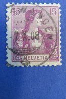 Helvetia Brustbild 1907 Nr.106  -  SBK: 20.-.