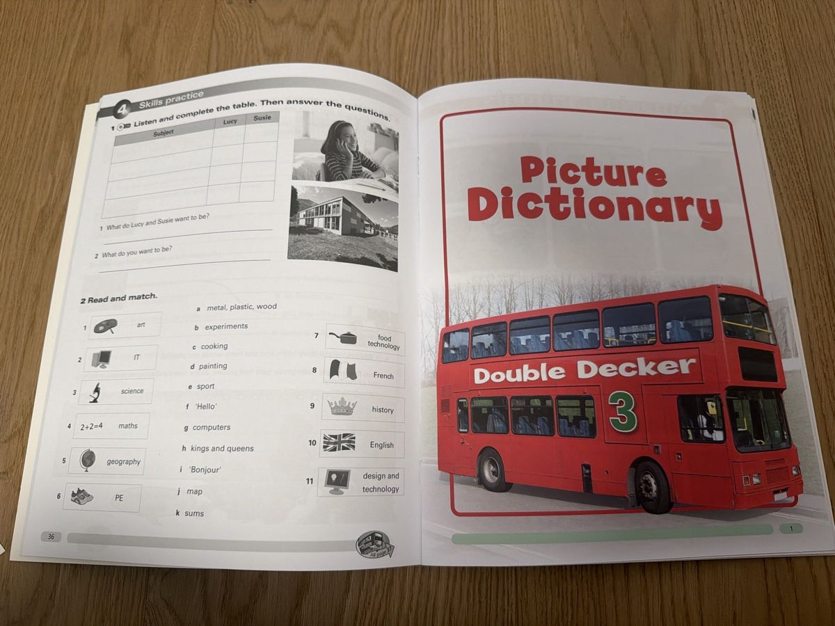 Bücher: Vollständiges Lehrmittel Englisch Double Decker 3 – Neu (gemäss Beschreibung) aus Ennetbaden von Katiusia 9