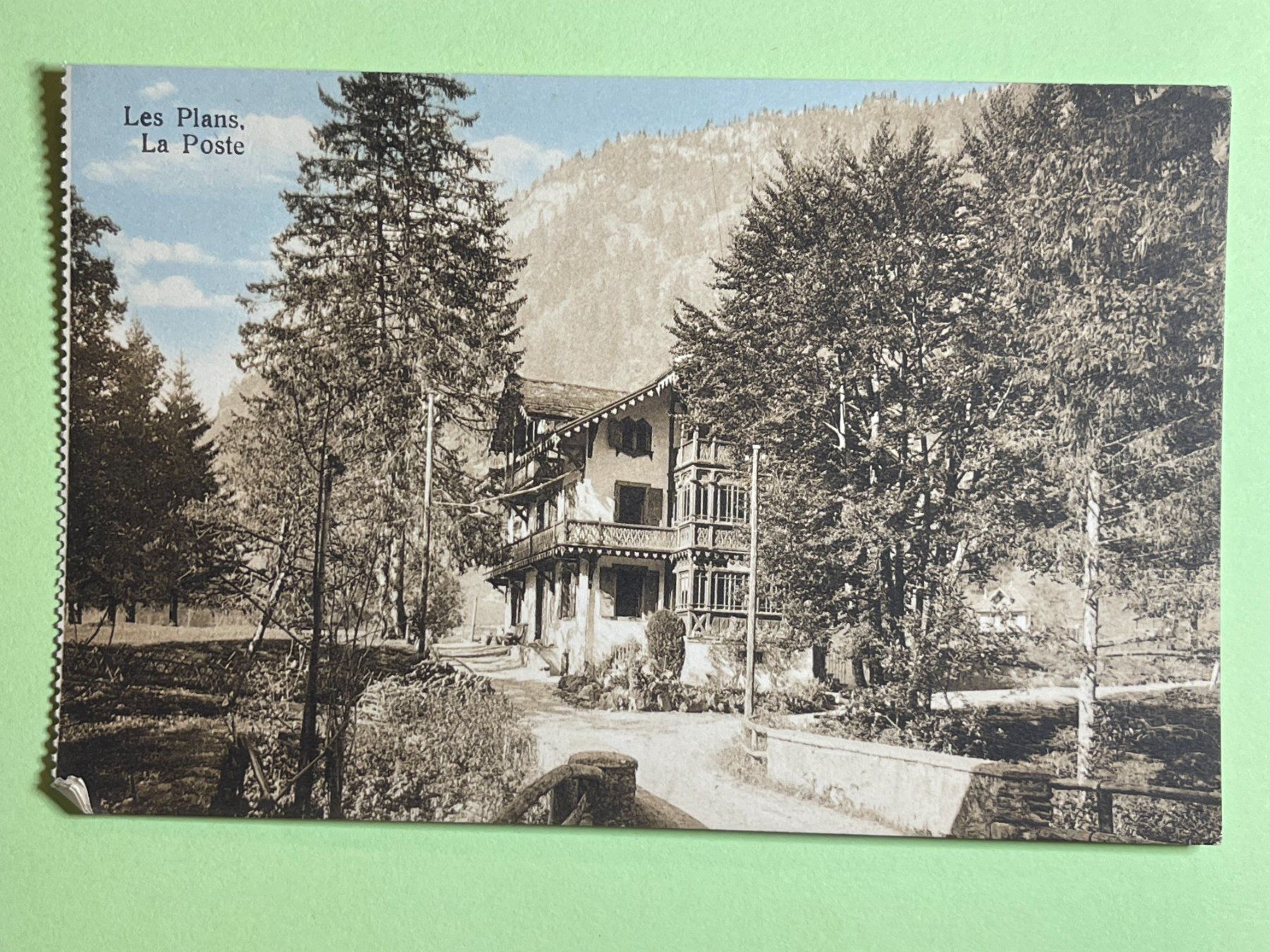 Cartes postales: Les Plans - la Poste – D'occasion à Steg VS par _vinci_
