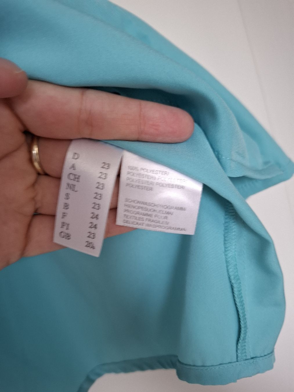 Camicette: Chemise bleue Vintage – Usato da La Tour-de-Peilz venduto da Marin_nette 2