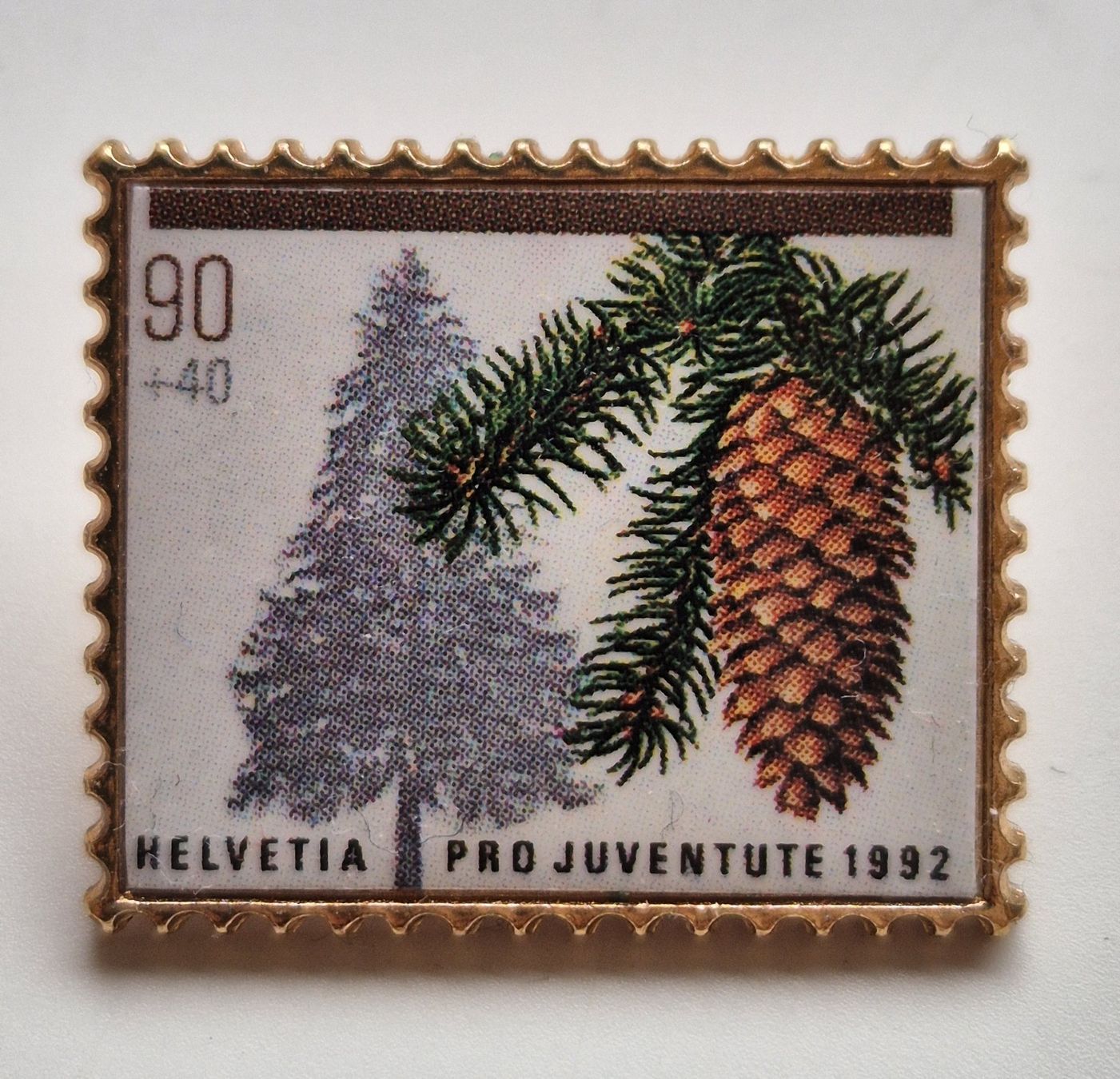 Placchette & Badge: PIN    -  Pro Juventute  1992   Helvetia – Usato da Niederweningen venduto da Obson