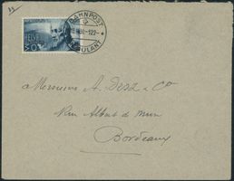 1929 - Pro Juventute - Brief - EF - Bahnstempel - nach F