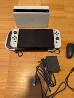 Nintendo Switch OLED Weiss + 128 GB SanDisk + Tasche