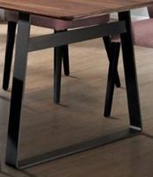 Lüönd Wohncollection Tischfüsse 2 Stk. in Metall schwarz