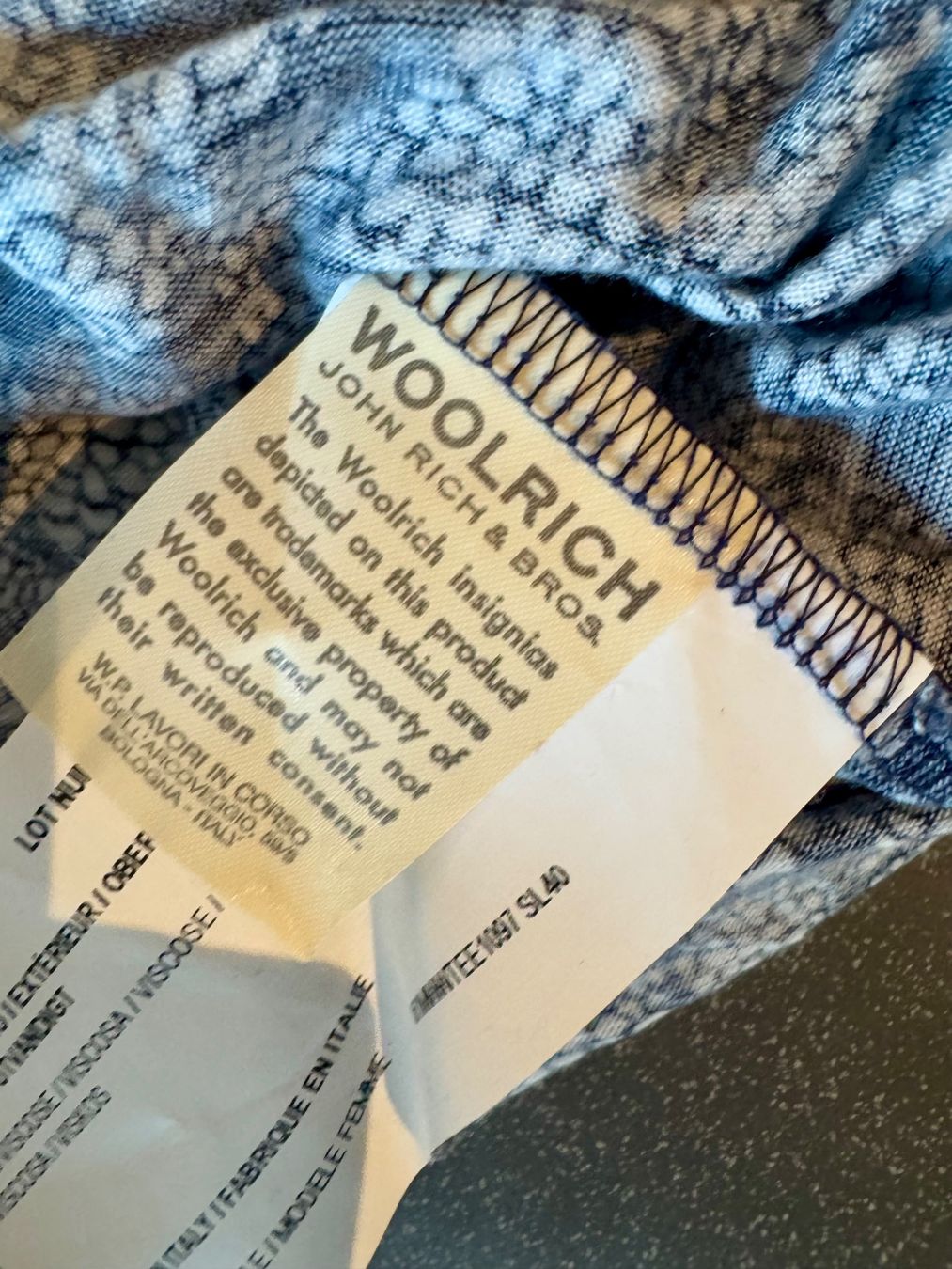 Vestiti: Woolrich Kleid Gr. S -  blau weiss – Usato da Bern venduto da Tar_z9zd 4