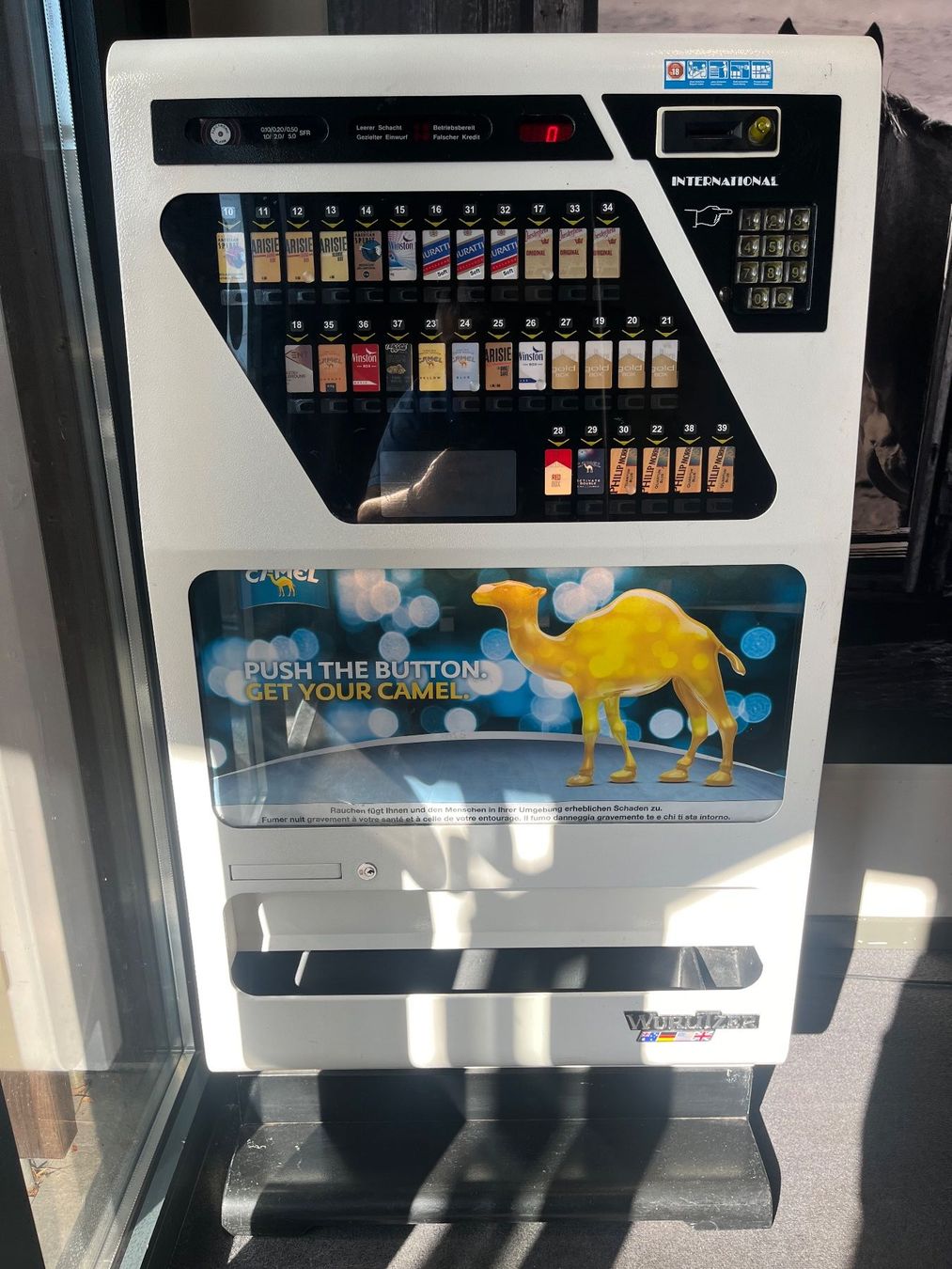 Tabak: Zigaretten Automat Wurlitzer – Gebraucht aus Seuzach von Black_sheep