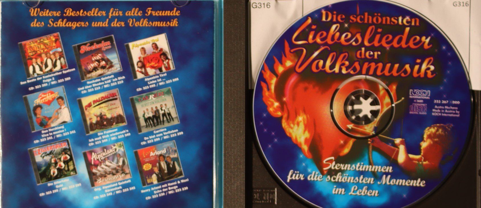 CD: Die Schönsten Liebeslieder Der Volksmusik – Usato da Luzern venduto da CONTENTI 1