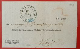 Liechtensteig 1843 -Schweiz. Mobiliar Vers. Gesellschaft