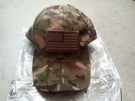 Cap US-Army "Auf Gott vertrauen wir", Camouflage