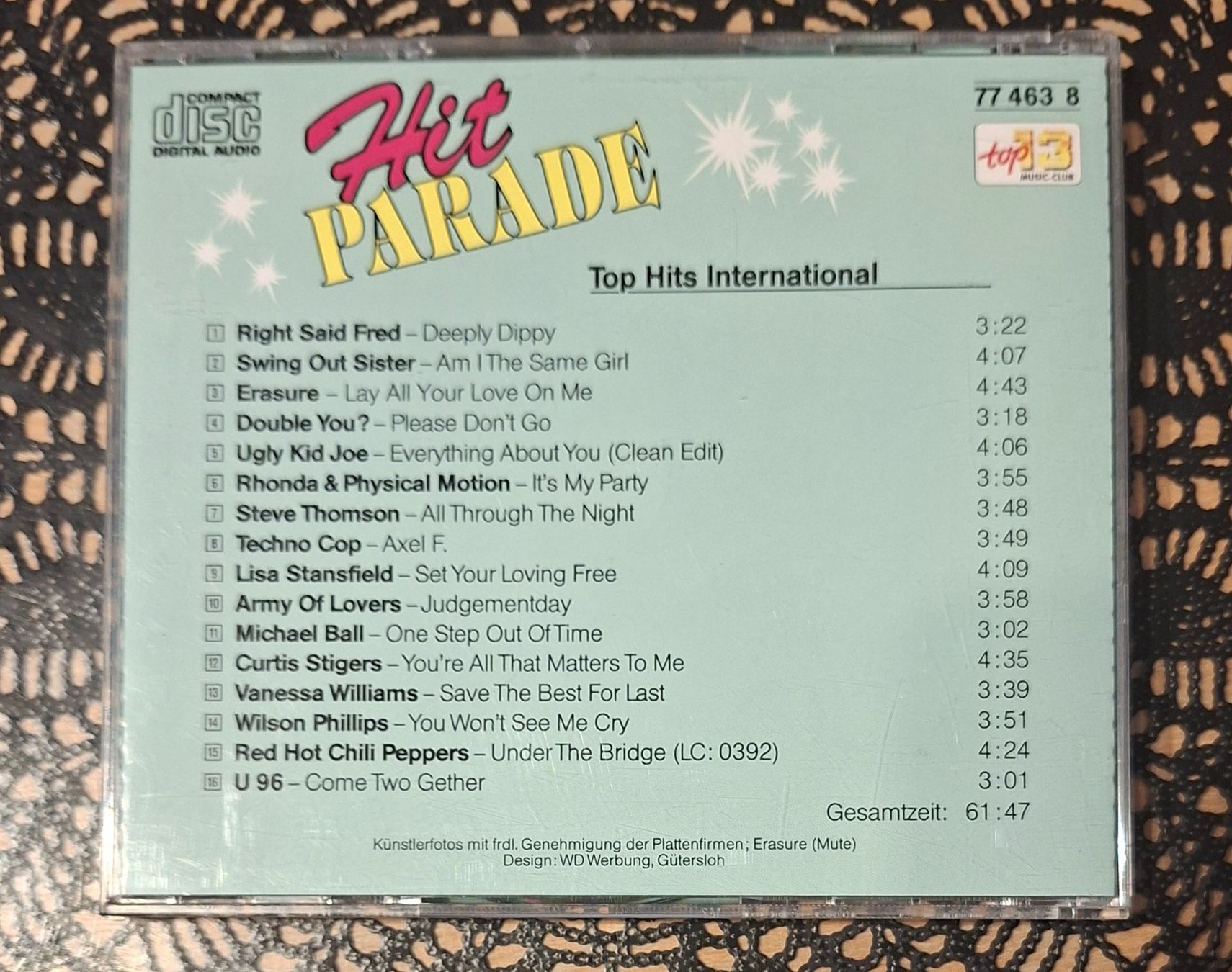 CD: Hit Parade International 5/92, Pop Hit Compilation 1992 – Usato da Schönenberg TG venduto da Gregolino76 1