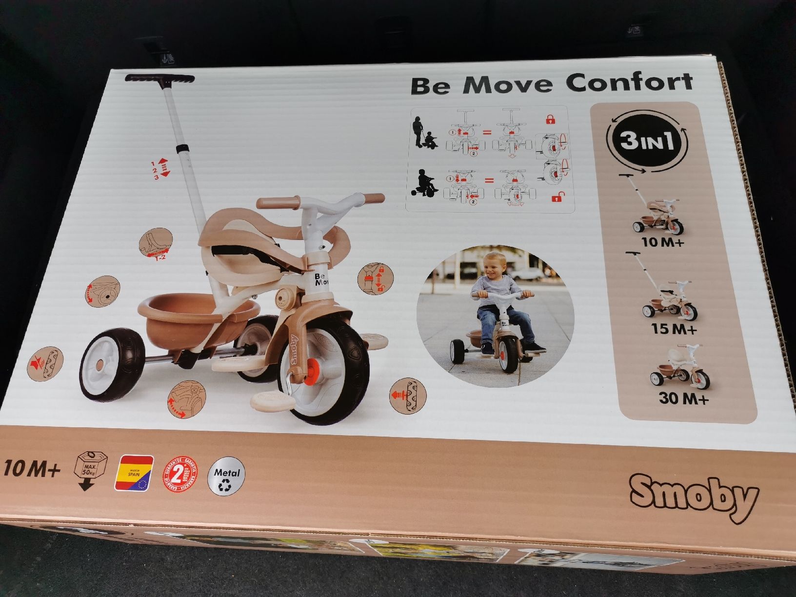 Smoby Veicoli per bambini: Smoby dreirad neu – Nuovo e nell'imballaggio originale da Mühlethurnen venduto da GaspAnita