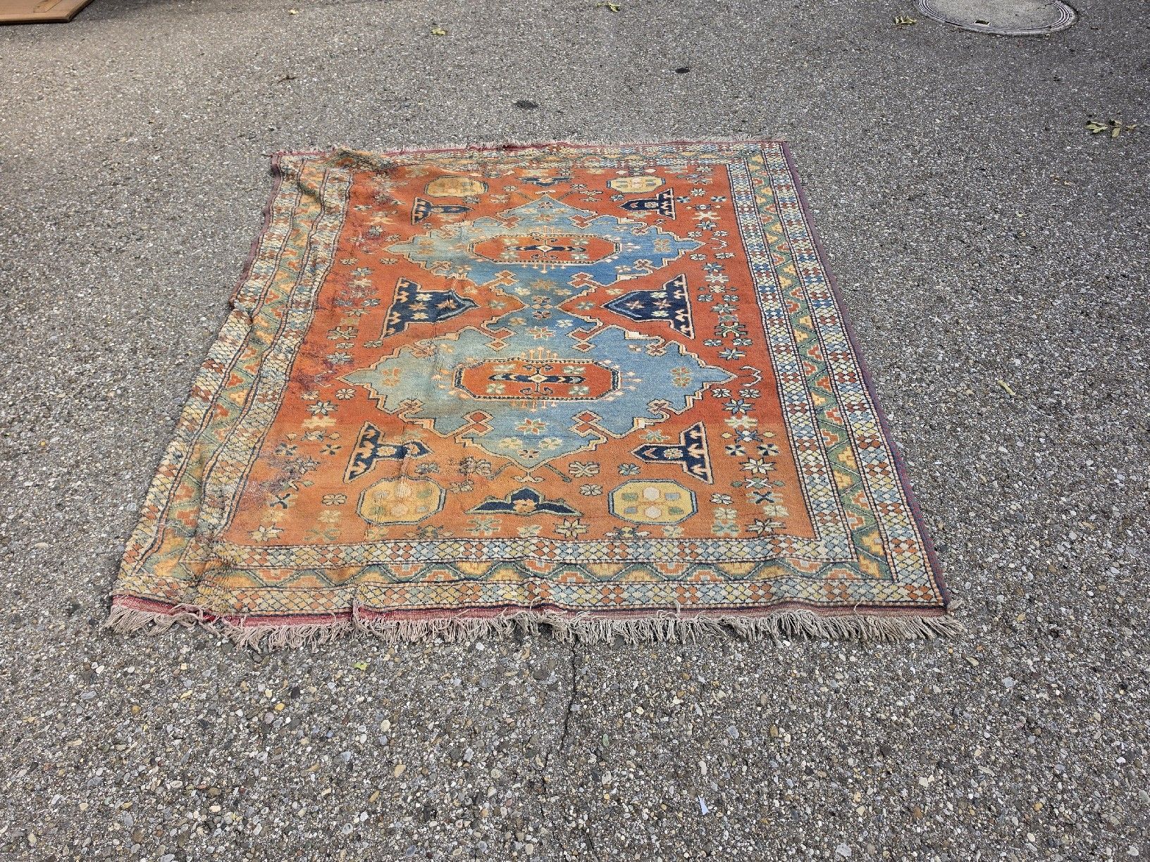 Tappeti: Orientteppich handgeknüpft rot blau  – Usato da Mettlen venduto da elios0888 3