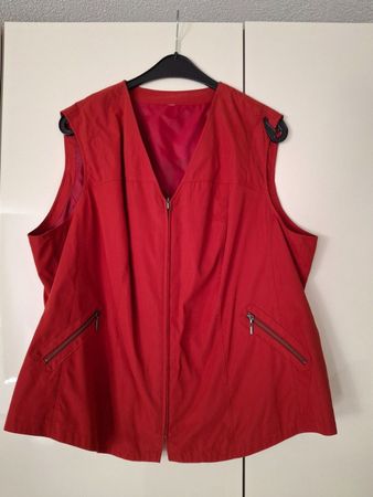 Rote Damenweste, Gilet, Grösse 52, Top Zustand!