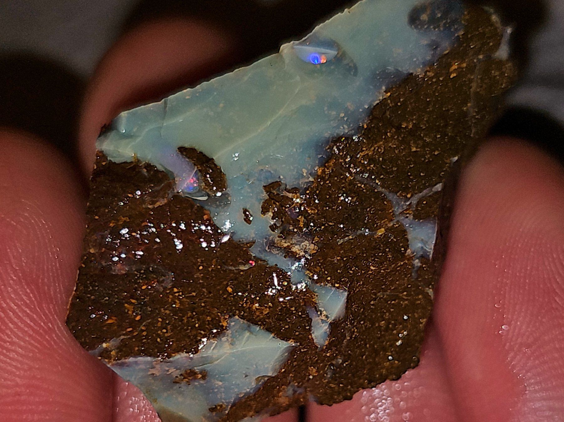 Pierres précieuses: Australischer Boulder Opal Rohstein – D'occasion à Uerkheim par Winwinner 4