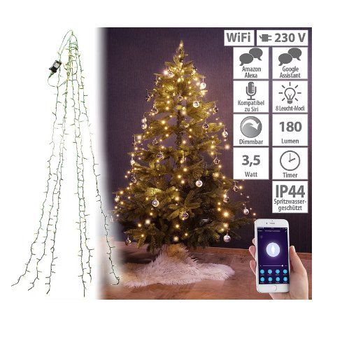 Ghirlande e barre luminose: Christmas Tree 150 cm- with lights & decoration – Usato da Zürich venduto da sat_6pvq 2